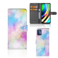 Hoesje Motorola Moto G9 Plus Watercolor Light | Portemonnee hoesje - thumbnail