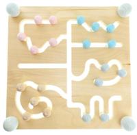 Hess Motoriekbord (naturel/pastel) - thumbnail