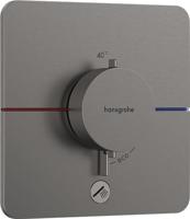 Hansgrohe ShowerSelect Comfort Q thermsotaat inbouw voor 1 functie en extra uitgang, Brushed Black Chrome - thumbnail