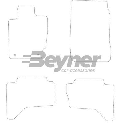 Automatten passend voor Fiat Fullback 2016- 4-delig BL1182574