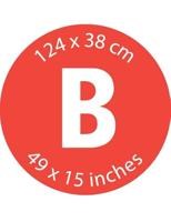 Brabantia strijkplank B 124x38cm met strijkijzerhouder denim blue - thumbnail