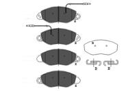 Remblokken set KBP6586 - thumbnail