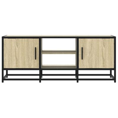 Tv-meubel 180x35x41 cm bewerkt hout sonoma eikenkleurig - thumbnail