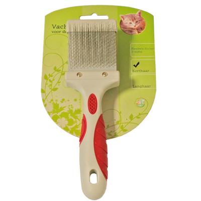 Kattenborstel flexibele slicker small Vachtverzorging-kat Gebr. de Boon - Gebr de boon