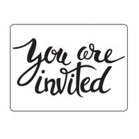 Vaessen Creative • embossing folder you are invited - thumbnail