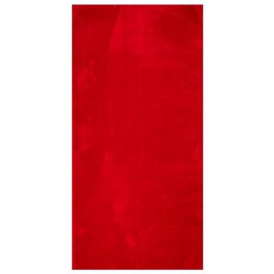VidaXL Vloerkleed huarte laagpolig zacht wasbaar 100x200 cm rood