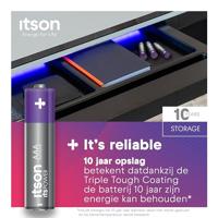 itson Itspower AAA batterij (potlood) 1.5 V 10 stuk(s) - thumbnail