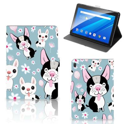 Lenovo Tab E10 Flip Case Hondjes