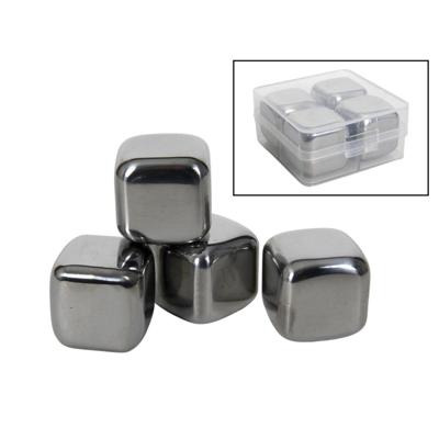 Overige Merken Rvs ijsblokjes 4 stuks