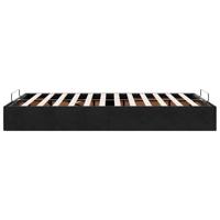Bedframe zonder matras 120x200 cm fluweel zwart - thumbnail