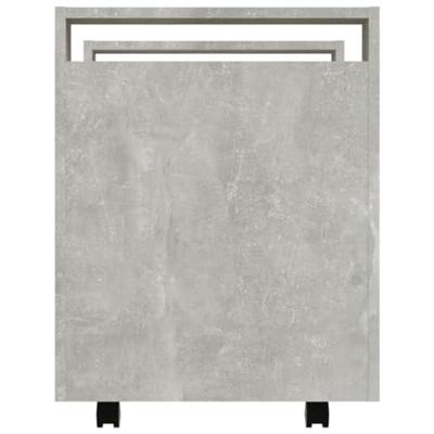 Bureaukastje 60x45x60 cm bewerkt hout betongrijs