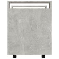 Bureaukastje 60x45x60 cm bewerkt hout betongrijs - thumbnail