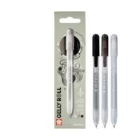 Sakura • gelly roll retractable special mix set black silver 3pcs - thumbnail