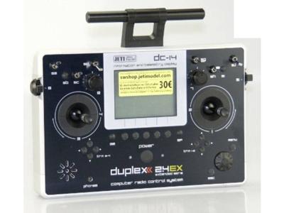 JETI JDEX-TDC14-MM afstandsbediening voor radiografisch bestuurbare modellen Universeel 14 kanalen Zwart