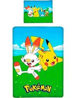 Pokemon dekbedovertrek Field 140 x 200 cm - thumbnail