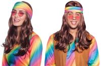 70&apos;s pruik met hoofdband - thumbnail