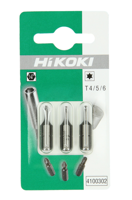 Hikoki Accessoires Bits 1/4" Torx T4 / T5 / T6 - 25Mm 4100302 - thumbnail