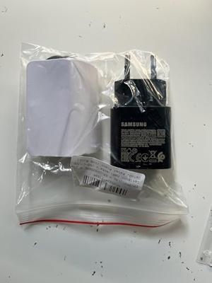 Samsung Oplader met Kabel 1m USB C 25W Zwart