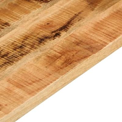 Tafelblad rechthoekig 100x20x2,5 cm massief ruw mangohout