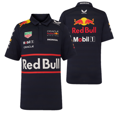 Red Bull Racing Polo - 164-170 - Kids - Team Polo 2025 - Max Verstappen