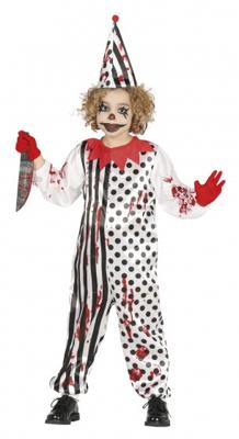 Horror Clown Pierrot Jumpsuit Kind
