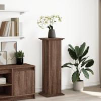 VidaXL Sokkel met opbergruimte 31x30x90 cm bewerkt hout bruin eiken - thumbnail