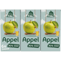 Van de Boom Appel 6 x 0,2 L bij Jumbo - thumbnail