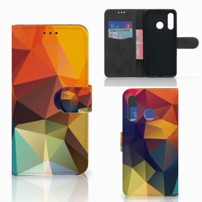 Huawei P30 Lite (2020) | Book Case | Polygon Color | Portemonnee hoesje