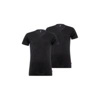 Levi's Men V-Neck Jet Black 2-Pack-M - thumbnail