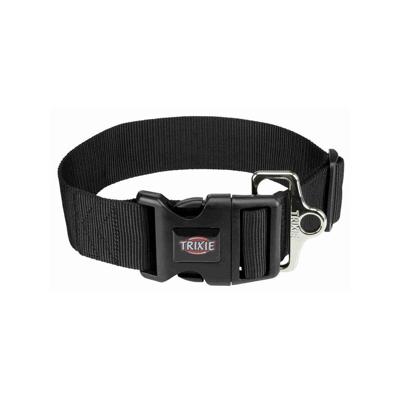 TRIXIE HALSBAND HOND PREMIUM ZWART 40-60X5 CM