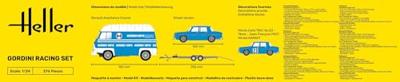 Heller 50328 Gordini Racing Set Bouwpakket Schaal 1:24