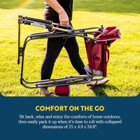 GCI Freestyle Rocker™ Campingstoel met schommelfunctie (kaneel) - thumbnail