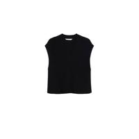 Mango Kids grofgebreide trui zwart - thumbnail