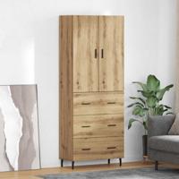 Hoge kast met lade Artisan Eiken 69,5 x 34 x 180 cm - thumbnail