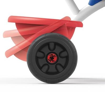 Smoby - Be Fun Driewieler - Spidey - Schaalbaar van 15 maanden tot 3 jaar - Kinderstok verstelbaar in 3 standen - Veiligheidsgordel