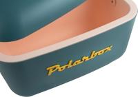 Polarbox Koelbox met Schouderband - Marineblauw Mustard - 20 Liter - thumbnail