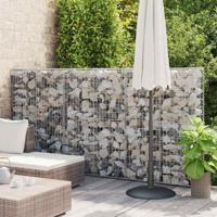 Schanskorf met deksels 150x100x30 cm gegalvaniseerd draad - thumbnail