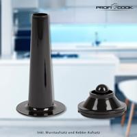 Profi Cook PC-FW 1172 501172 Vleesmolen 2000 W Zilver (ijskleur) - thumbnail