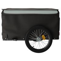 Fietstrailer 45 kg ijzer zwart en grijs - thumbnail