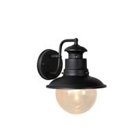 Lucide FIGO - Wandlamp Binnen/Buiten - Ø 21,5 cm - 1xE27 - IP44 - Zwart - thumbnail