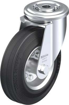 Blickle LER-VE 125R Zwenkwiel Wieldiameter: 125 mm Draagvermogen (max.): 100 kg 1 stuk(s)