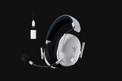 Razer BlackShark V3 Pro for PlayStation - Draadloze actieve ruisonderdrukking Esports-headset ANC - TriForce 50 mm drivers - HyperSpeed 2,4 GHz - THX Spatial Audio - PS5/PC | Wit