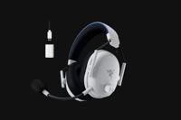 Razer BlackShark V3 Pro for PlayStation - Draadloze actieve ruisonderdrukking Esports-headset ANC - TriForce 50 mm drivers - HyperSpeed 2,4 GHz - THX Spatial Audio - PS5/PC | Wit - thumbnail
