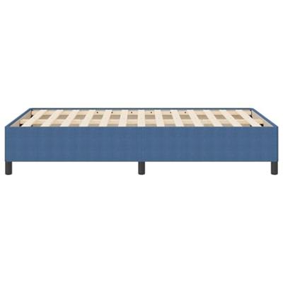 Bedframe Blauw 120 x 190 cm Katoenen stof