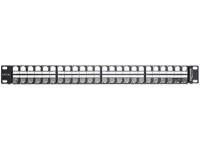 DeLOCK Keystone Patchpanel 19" 48 Port 1 HE patchpaneel - thumbnail