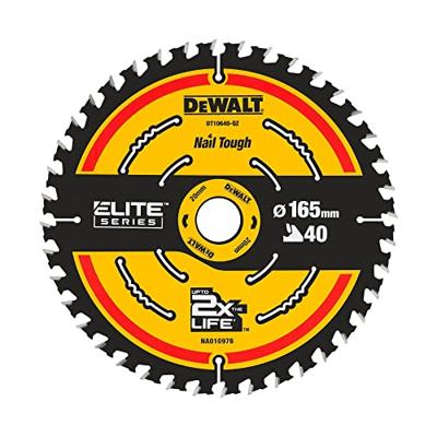 DeWALT Cirkelzaagblad voor Hout | Extreme | Ø 165mm Asgat 20mm 40T - DT10640-QZ - thumbnail