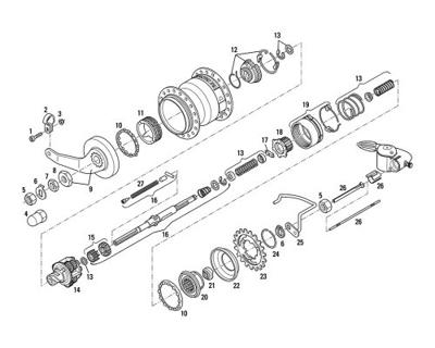 SRAM onderdelen-set sp set shift.rod/tube/retainer