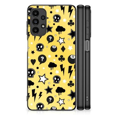 Telefoonhoesje Samsung Galaxy A13 4G Punk Geel
