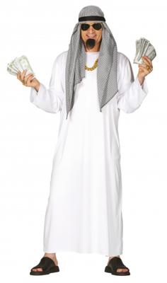 Arabische Olie Sjeik Kostuum Man