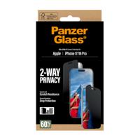 PanzerGlass PG93414 Screenprotector (glas) IPhone 17, iPhone 16 Pro 1 stuk(s) Meekijkbescherming - thumbnail